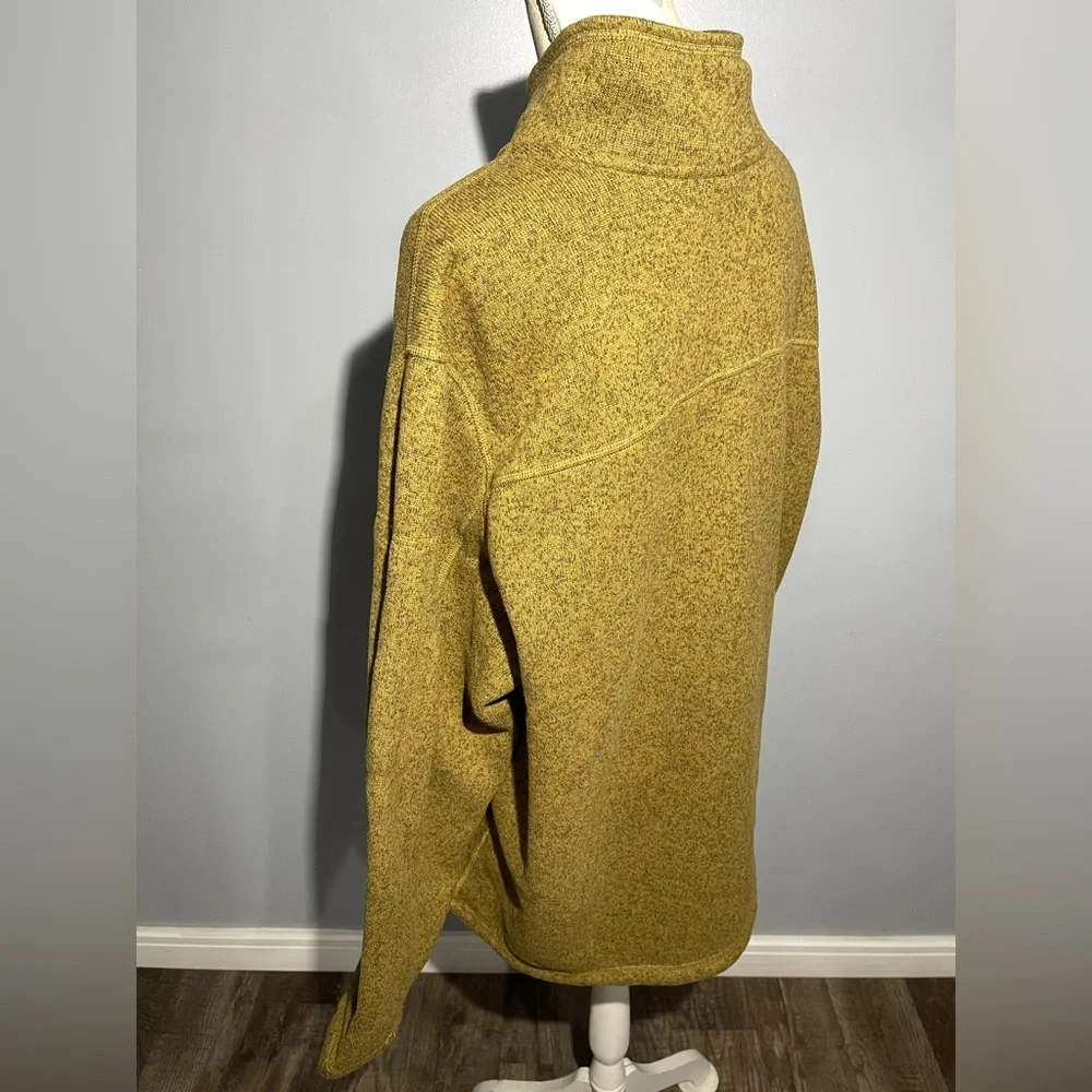 The North‎ Face Mustard Yellow Half-Zip Fleece